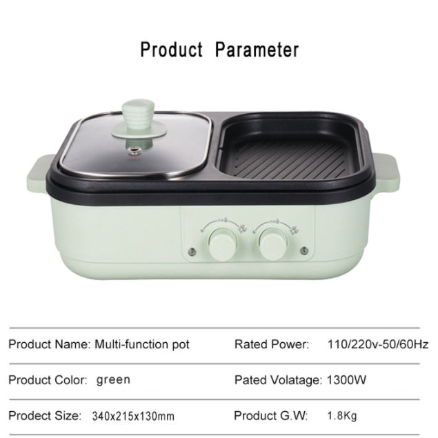 Household Multi-functional Cooking Pot Electric Roaster Pan