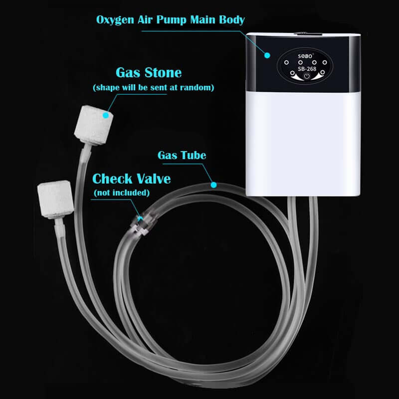 Songbao Small Aquarium Oxygen Pump Ultra quiet Charging for Fish Tank