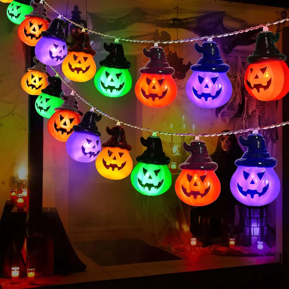 Halloween Christmas Room Decor RGB String Lights