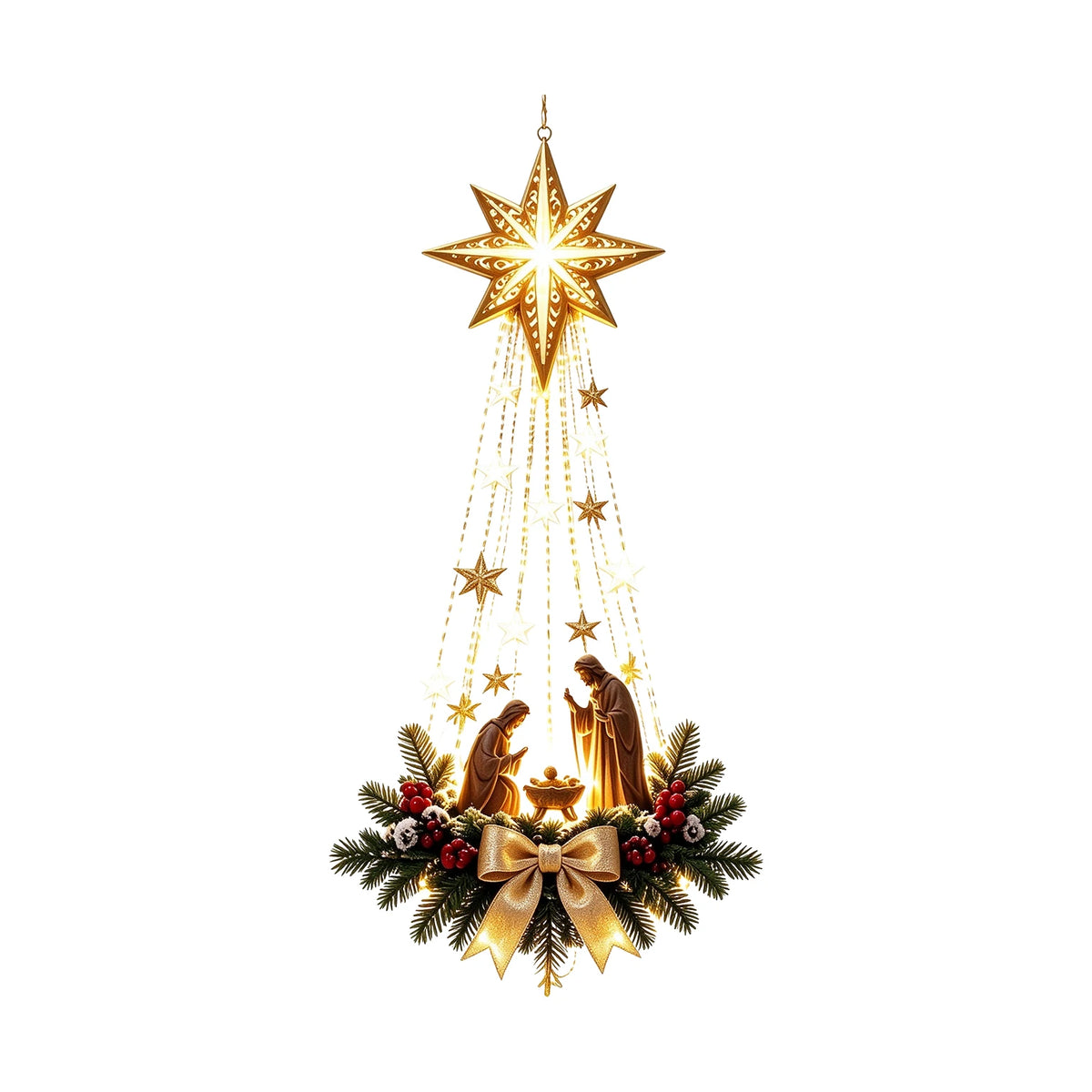Glowing Christmas Hanging Ornament LED