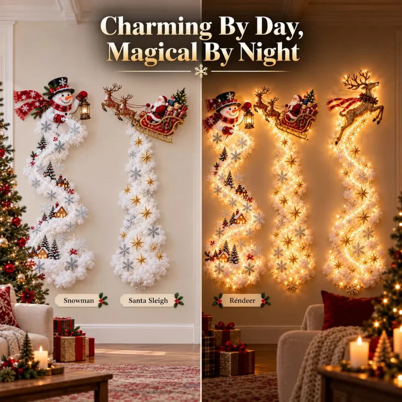 New Christmas Magic Trail Wall Light-LED Glowing