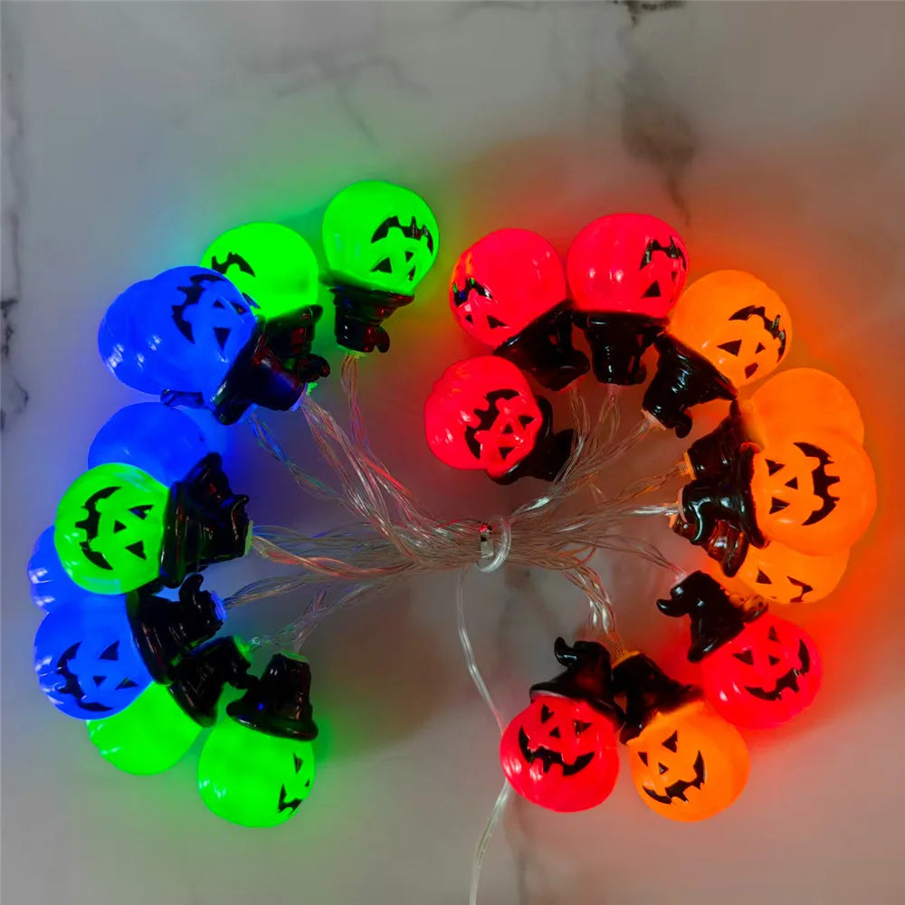 Halloween Christmas Room Decor RGB String Lights
