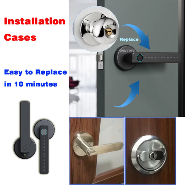 Keyless Smart Fingerprint Lock