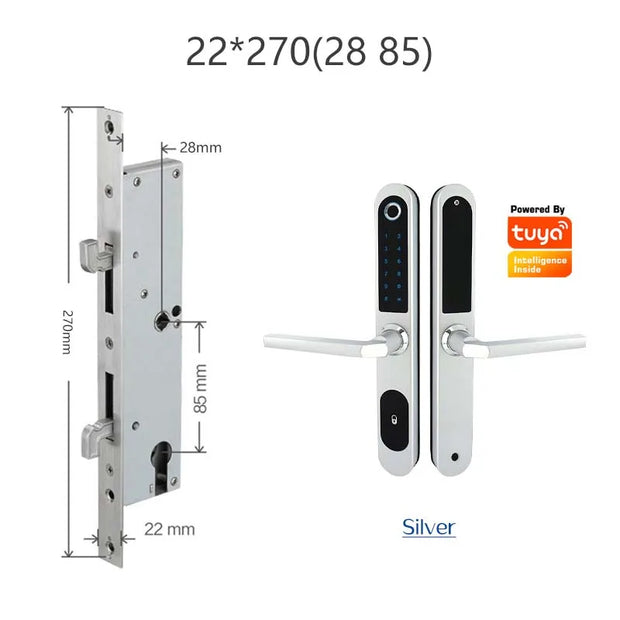 Smart Fingerprint and Digital Code Door Lock 