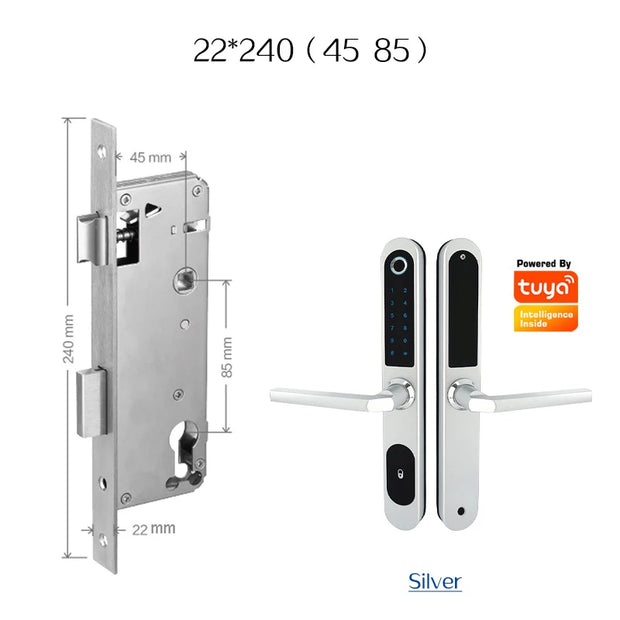 Smart Fingerprint and Digital Code Door Lock 