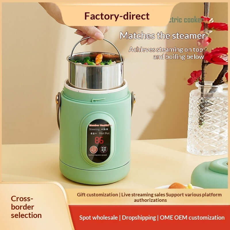 Portable Smart Mini Health-Preserving Electric Hot Pot for convenient everyday cooking