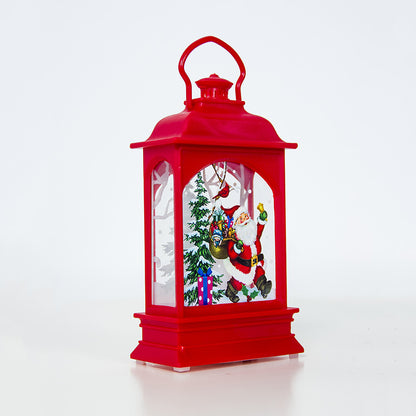 Portable painted Christmas ornaments for festive tree and holiday decorations