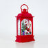 Portable painted Christmas ornaments for festive tree and holiday decorations