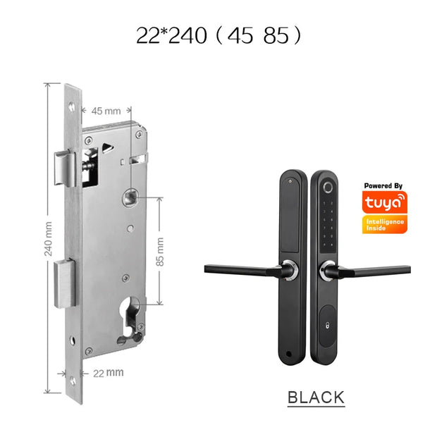 Smart Fingerprint and Digital Code Door Lock 