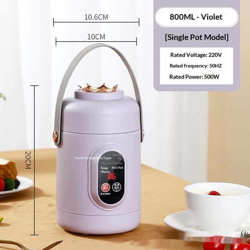 Portable Smart Mini Health-Preserving Electric Hot Pot for convenient everyday cooking
