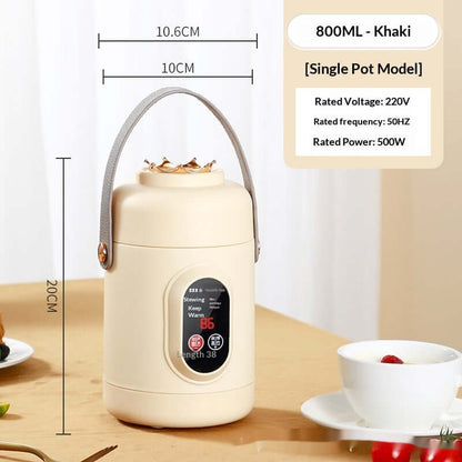 Portable Smart Mini Health-Preserving Electric Hot Pot for convenient everyday cooking