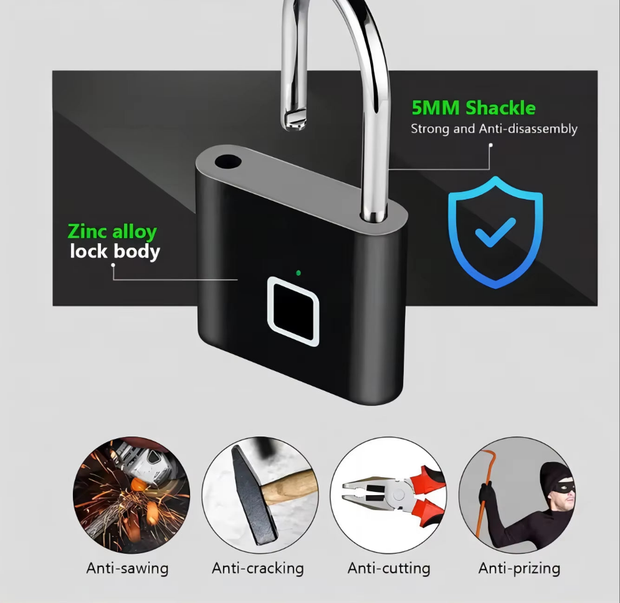 Smart Fingerprint Padlock