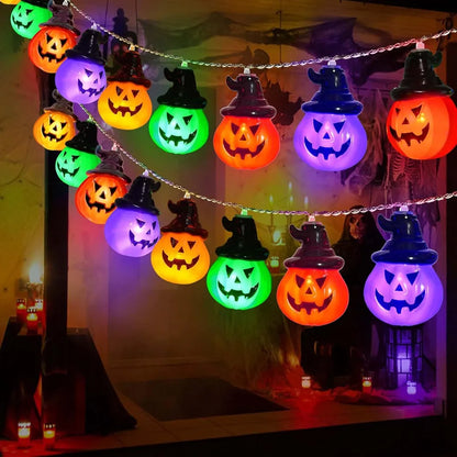 Halloween Christmas Room Decor RGB String Lights