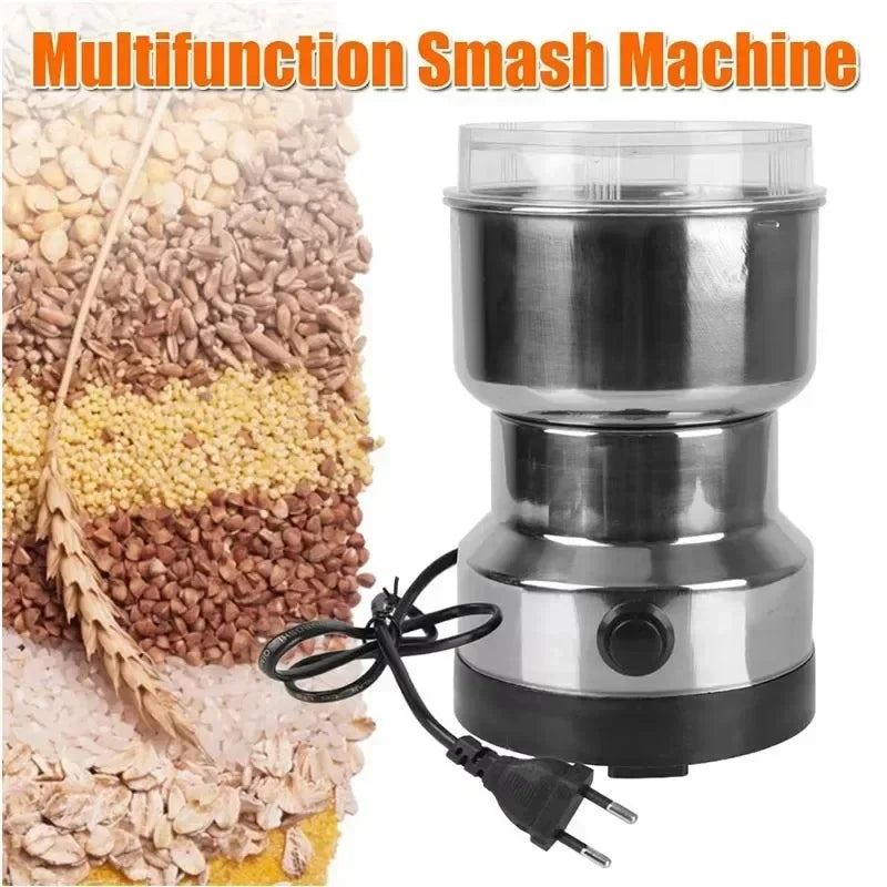 Multifunctional Electric Grinder 4-Blade Stainless Steel ﻿