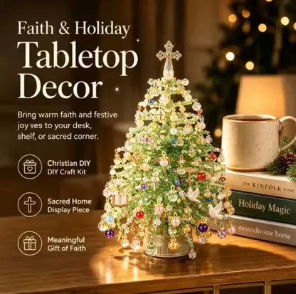 Handmade Bead Weaving Christmas Tree Festive Craft Present