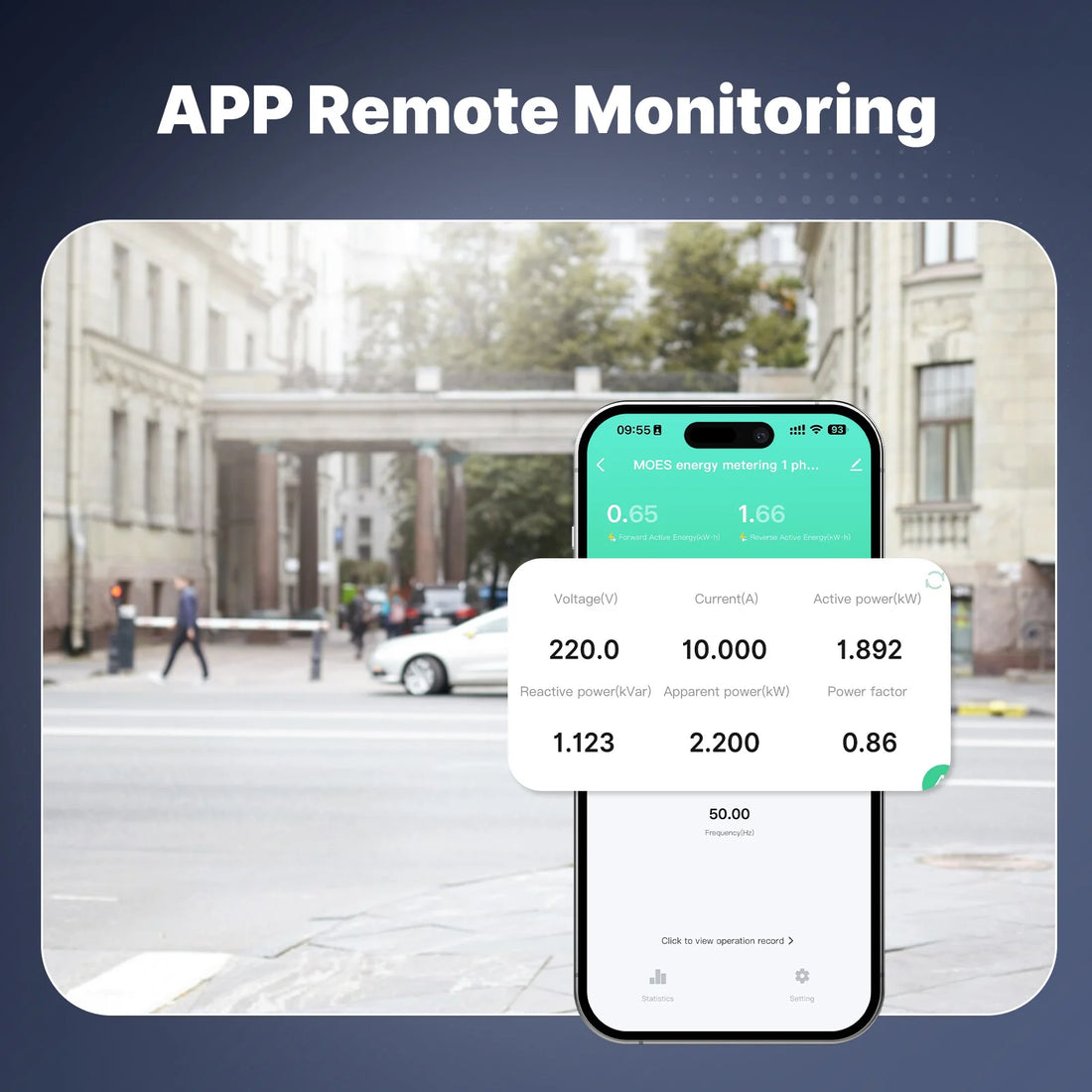 MOES Tuya ZigbeeWiFi Smart 1-Phase Energy Power Meter 