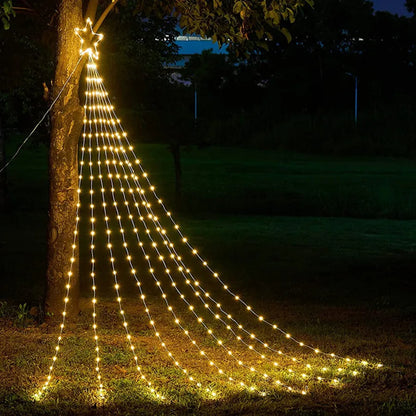 Outdoor LED Christmas Garland Fairy Lights Waterproof 