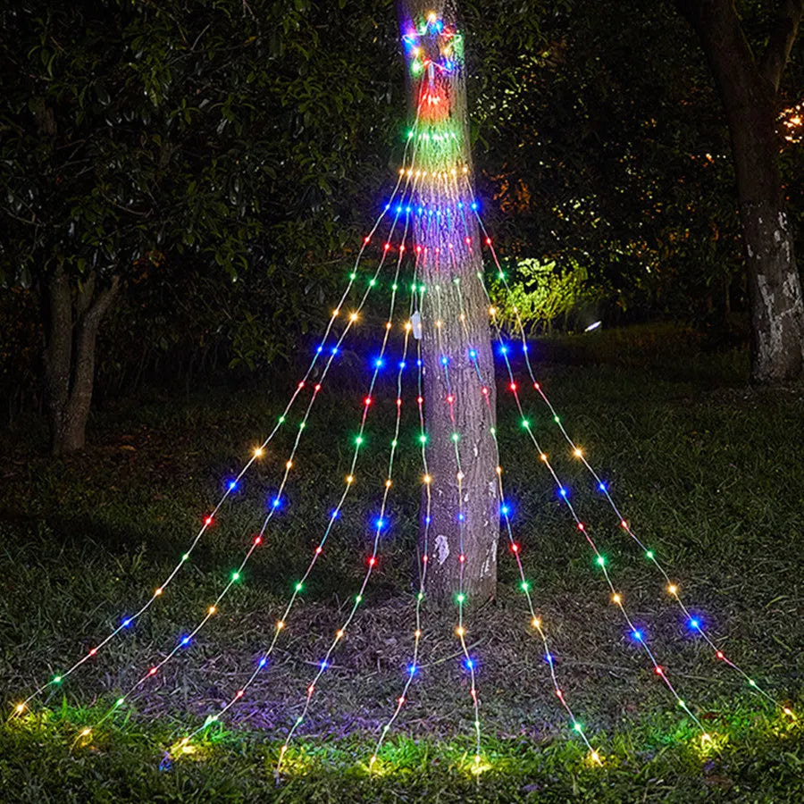 Outdoor LED Christmas Garland Fairy Lights Waterproof 