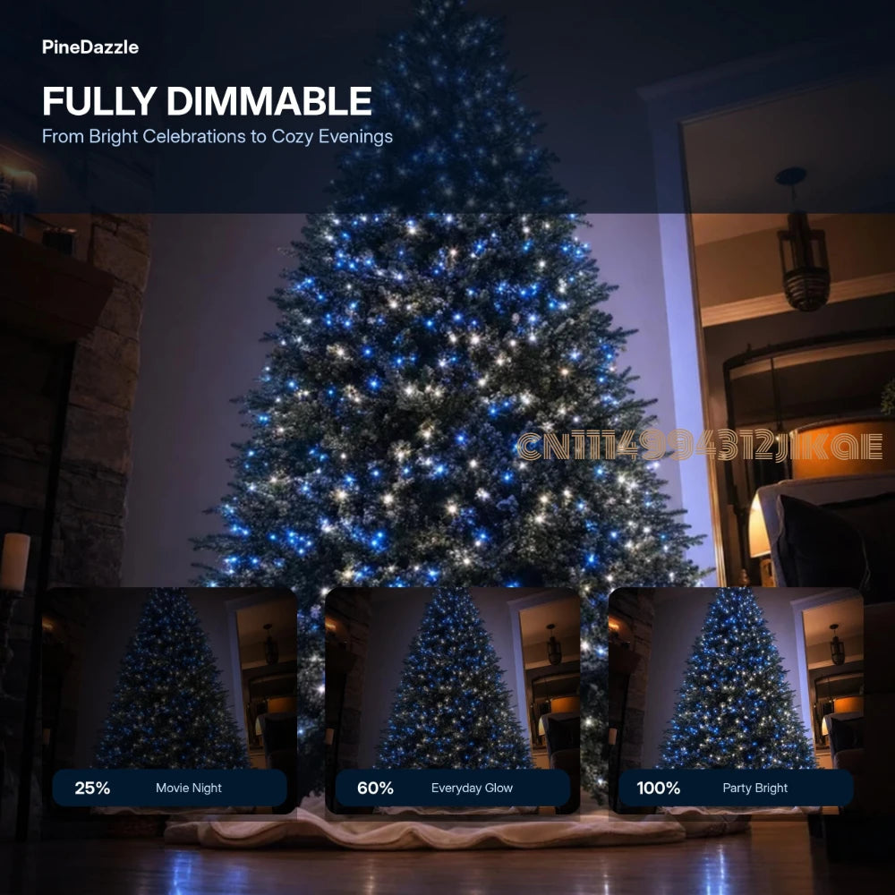 PineDazzle Smart Christmas Tree Lights 