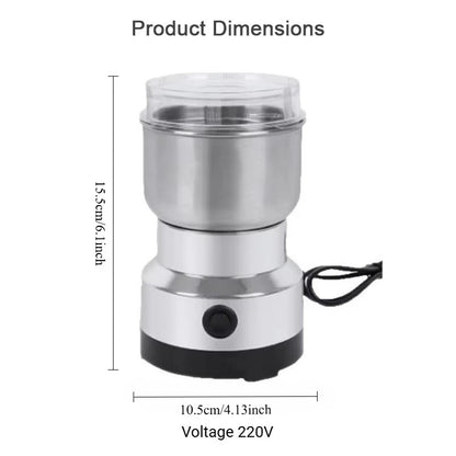 Multifunctional Electric Grinder 4-Blade Stainless Steel ﻿