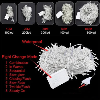 Christmas Decoration String Lights Outdoor Garland
