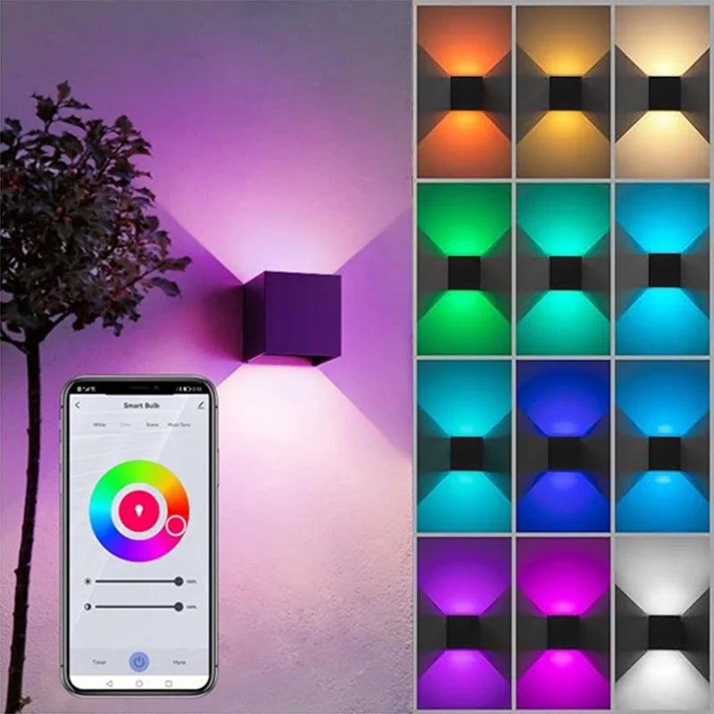  Adjustable Angle Wall Lights Work with Alexa Google Home