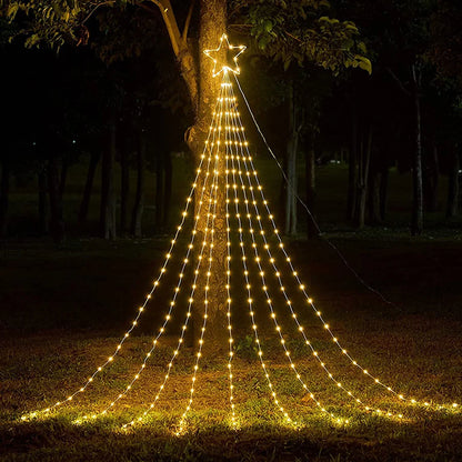 Outdoor LED Christmas Garland Fairy Lights Waterproof 