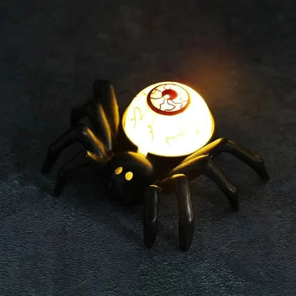 Halloween Tabletop Decoration Prop Electronic Candle spider