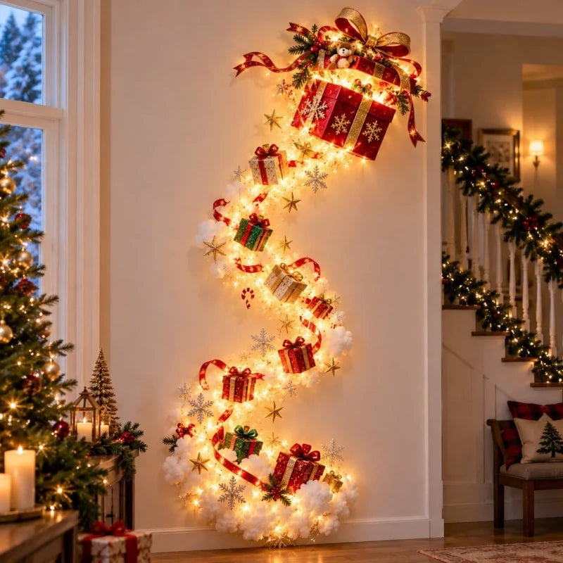 New Christmas Magic Trail Wall Light-LED Glowing 