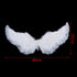 Kids Adult Party Swallow White Angel Feather Wings