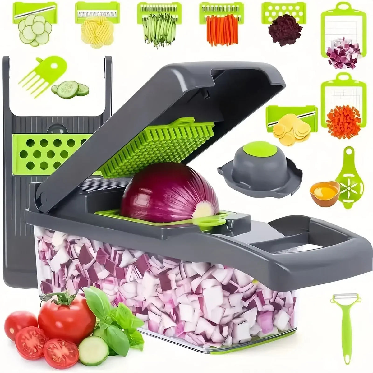 Grate Food Chopper Vegetable Slicer Dicer Cut