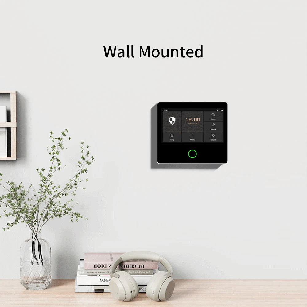  Wireless Home Alarm System Tuya Smart 4.3" Touch Screen 