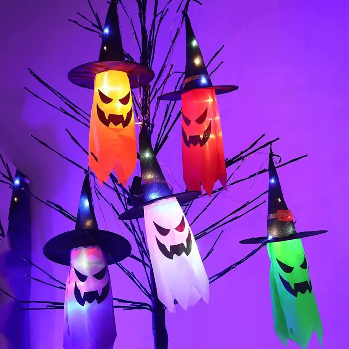  Halloween Glowing LED for Yard Tree Garden Party Decor