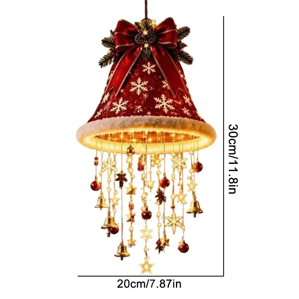 Hanging LED String Light Christmas Decor Lamp Tassel Star