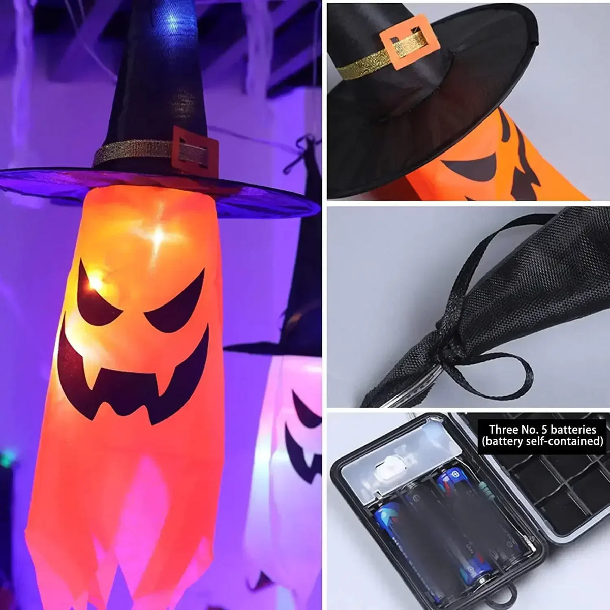  Halloween Glowing LED for Yard Tree Garden Party Decor