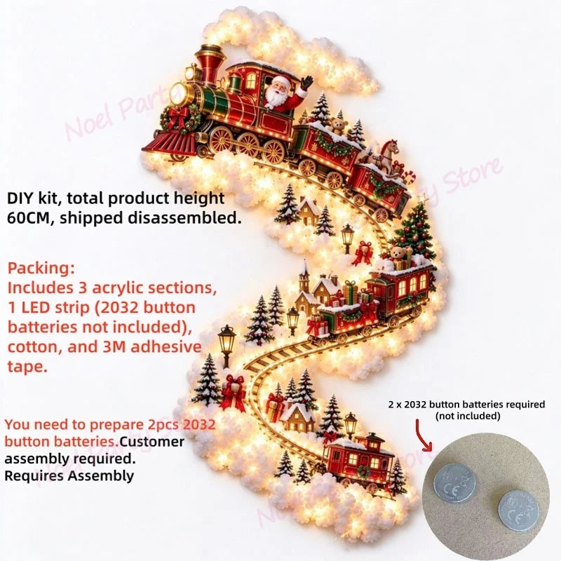 New Christmas Magic Trail Wall Light-LED Glowing 