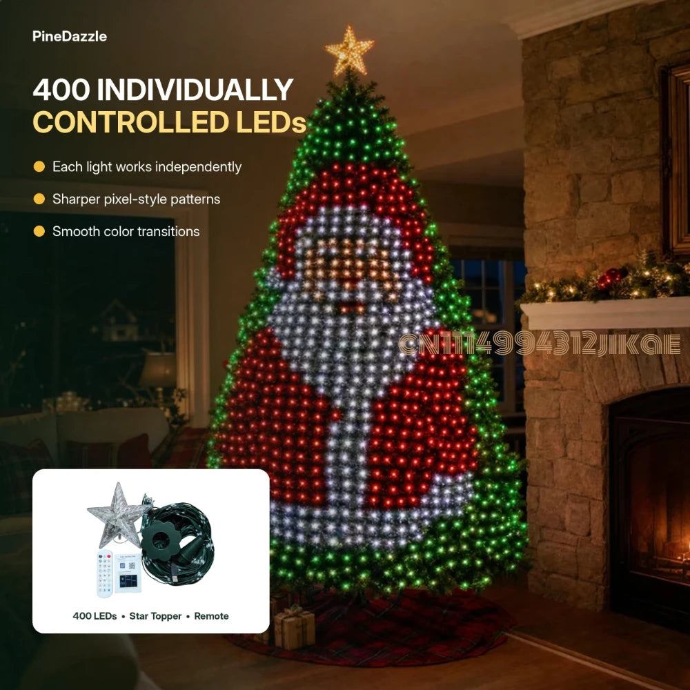 PineDazzle Smart Christmas Tree Lights 