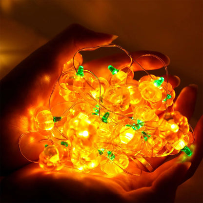 Pumpkin Horror Eyeballs LED String Lights Portable USB