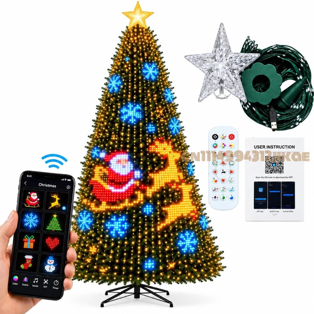 PineDazzle Smart Christmas Tree Lights 