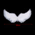 Kids Adult Party Swallow White Angel Feather Wings