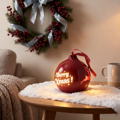 Portable TWS Bluetooth Speaker in Christmas Ball Design 
