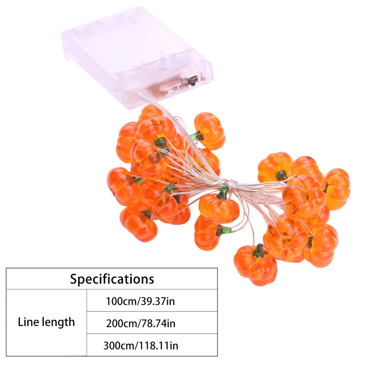 Pumpkin Horror Eyeballs LED String Lights Portable USB