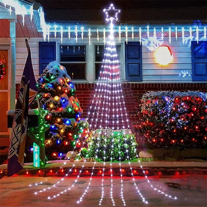 Outdoor LED Christmas Garland Fairy Lights Waterproof 
