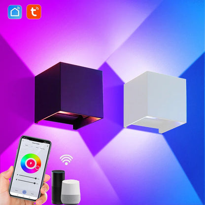  Adjustable Angle Wall Lights Work with Alexa Google Home
