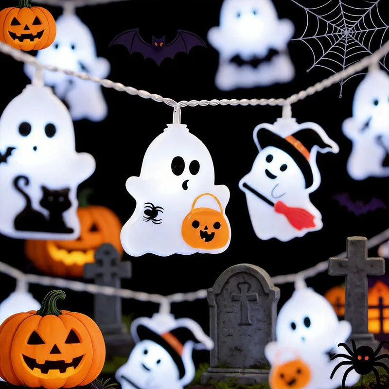 Halloween Ghosts String Lights 
