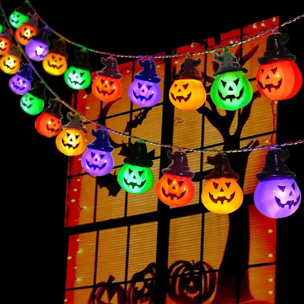 Halloween Christmas Room Decor RGB String Lights