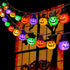 Halloween Christmas Room Decor RGB String Lights