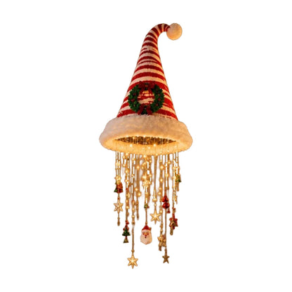 LED Santa Hat Hanging Light Christmas Pendant Lamp 