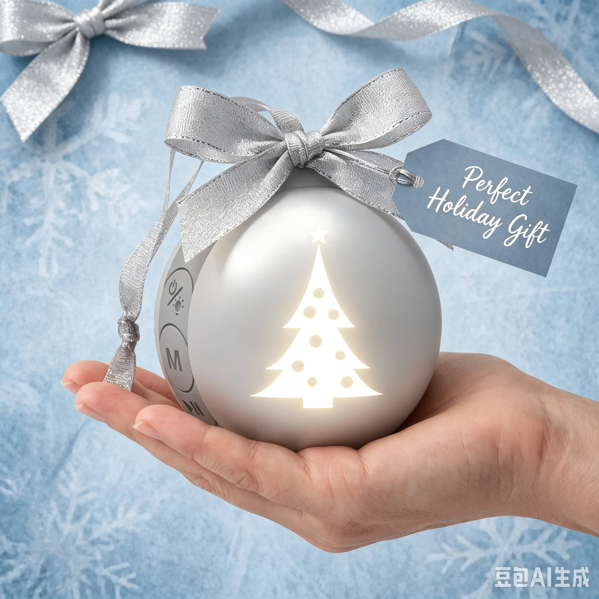 Portable TWS Bluetooth Speaker in Christmas Ball Design 