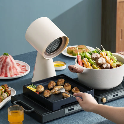 Desktop Exhaust Hood Barbecue Hot Pot 
